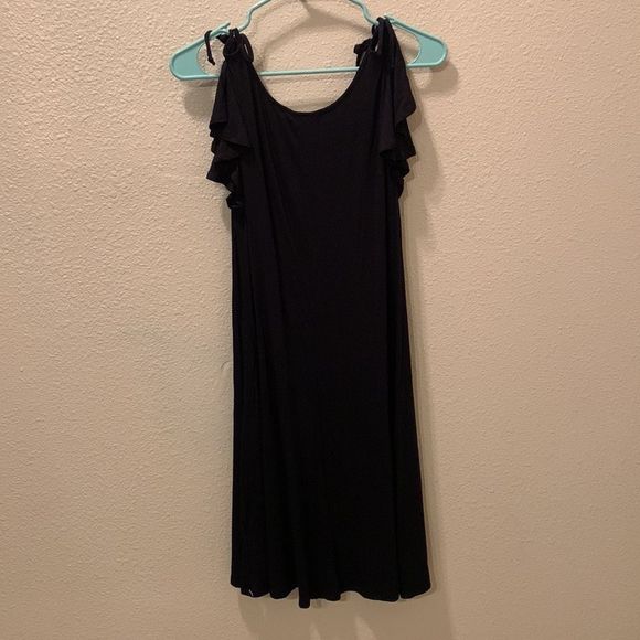 NWT Green Envelope Mini Black Dress - Picture 4 of 4